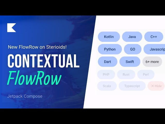 New Smart Item Composition for Better Performance - ContextualFlowRow