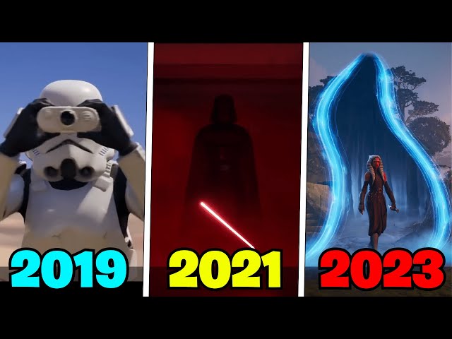 Evolution of Star Wars in Fortnite Trailer, Shorts & Cutscenes (2023)