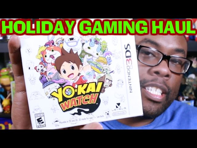 YO-KAI WATCH! Holiday Gaming Haul : Black Nerd