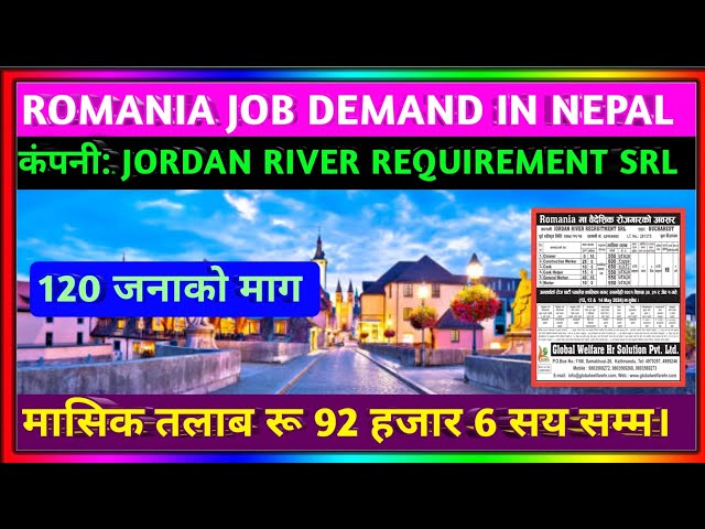 Job in Romania| How to apply in Romania from Nepal |