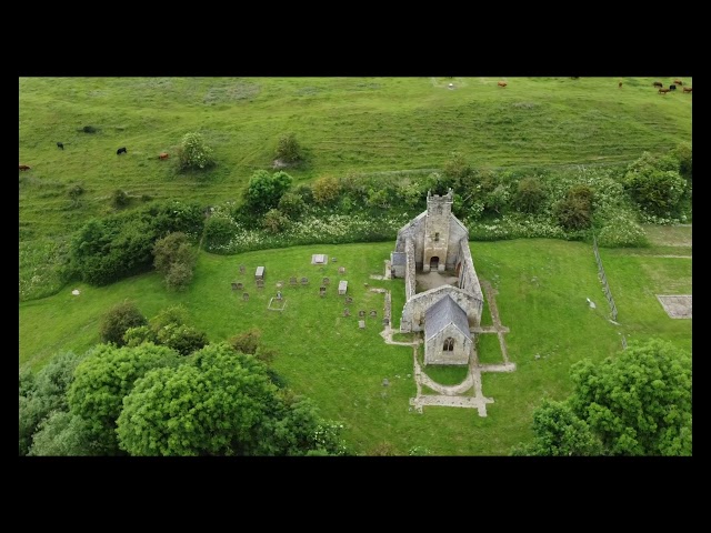 A Flight over the Deserted Medieval Village of Wharram Percy