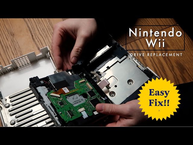 How to replace the Nintendo Wii disk drive - 10Min fix with no fuss!!
