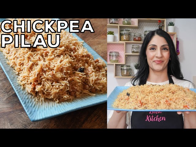Quick & Easy Chickpea Pilau | Channa Pilau Rice Recipe