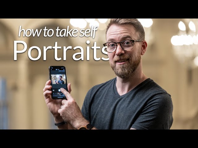 how to take self portraits using the Canon EOS R