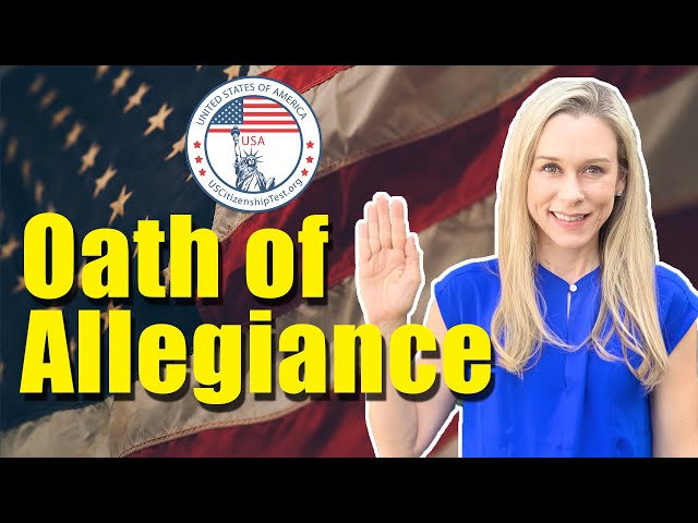 Oath of Allegiance US Naturalization | USCitizenshipTest.org