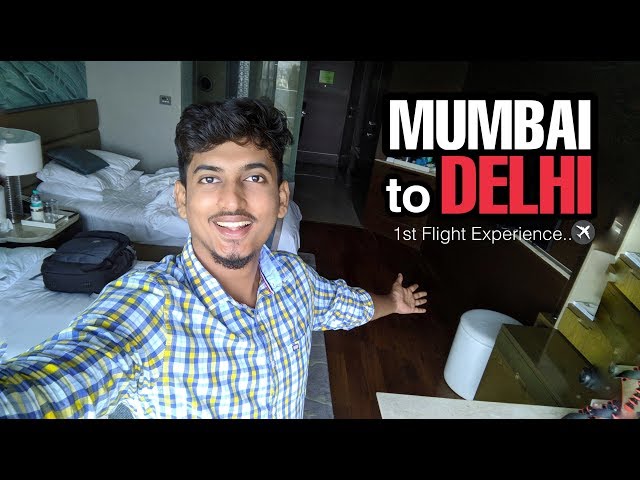 MUMBAI TO DELHI | 1st FLIGHT EXPERIENCE..✈🛫