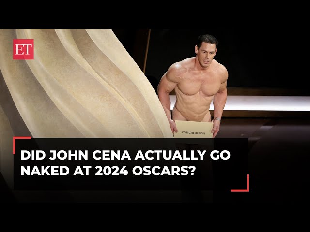 John Cena takes the internet by storm by 'streaking naked' at 2024 Oscars: Here's what happened