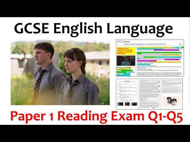 2024 EDUQAS Q1-Q5 Paper 1 Reading exam - GCSE English Language