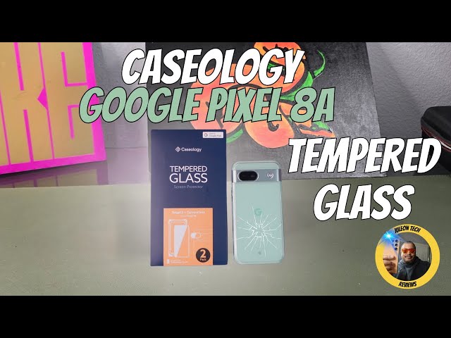 Google Pixel 8a - The Caseology Screen Protector Tempered Glass!
