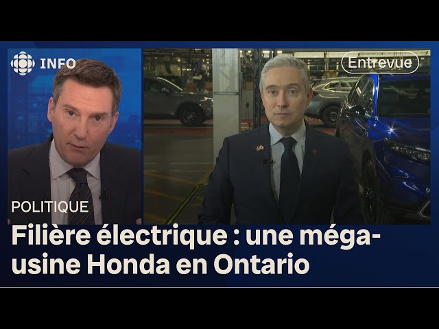 Honda en Ontario : entrevue avec le ministre François-Philippe Champagne