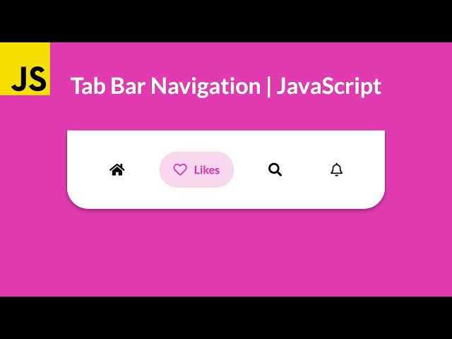 Tab Bar Navigation   JavaScript