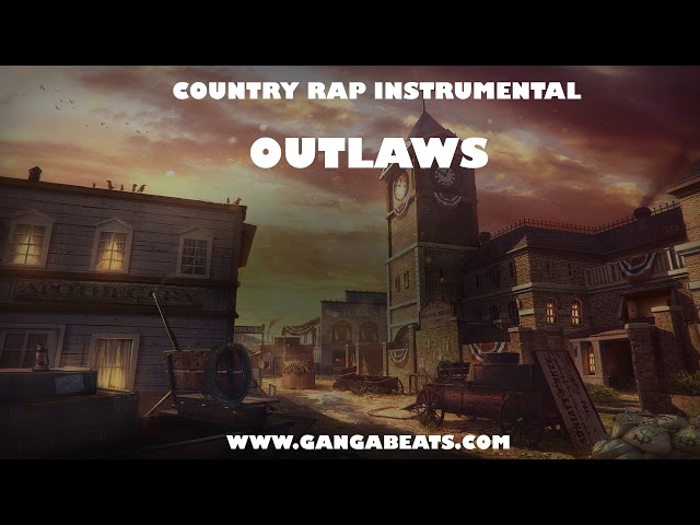 Country Hick-Hop Rap Instrumental "Outlaws"