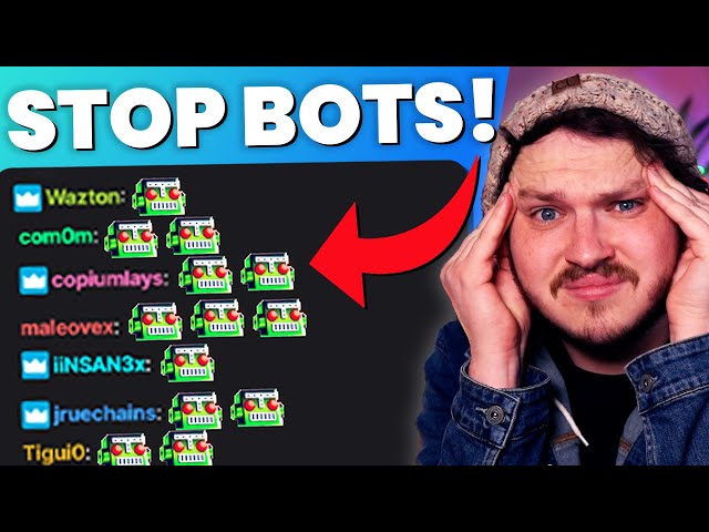 How To STOP Bots On Twitch!