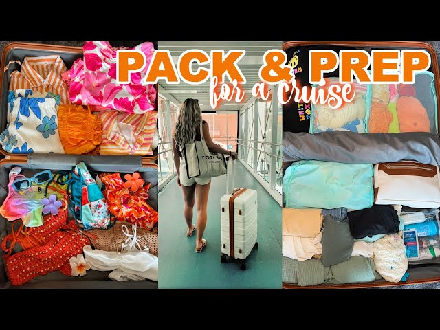 PACK AND PREP FOR A CRUISE: new nails, bikini haul, + packing tips