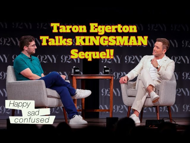 Taron Egerton Talks KINGSMAN Sequel Hopes!