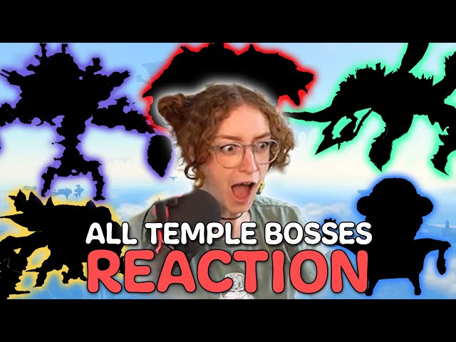 TOTK ALL Temple Boss Fights REACTION