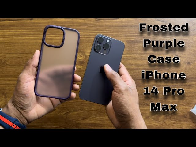 Casus Purple Frosted Case For Iphone 14 Pro Max Unboxing