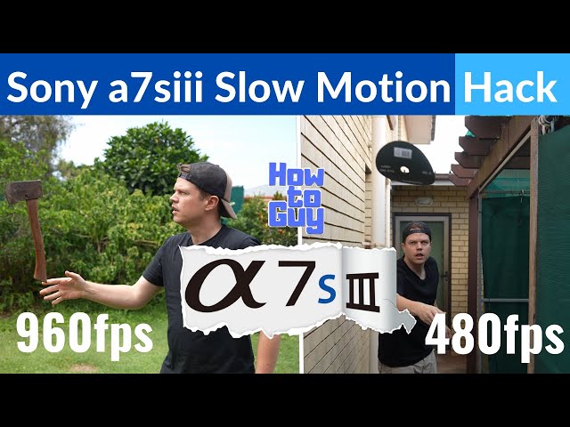 Sony a7siii HACK: 1,000fps in 4k ?