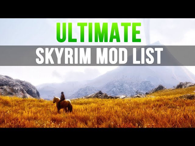Skyrim BUT with 100+ Mods list in 2018!