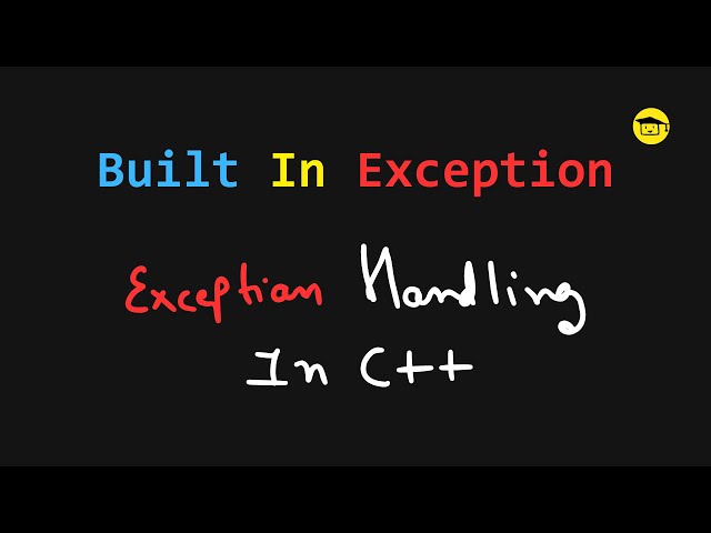 User Defined Exception In C++