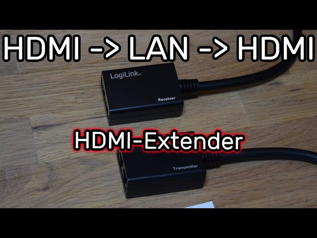 LogiLink HDMI-Extender-Set über LAN (HD0021)