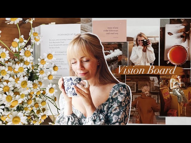 Dreaming up a feel-good life 🌤 Vision board w/ me to romanticize normal life (Refresh & Reset)