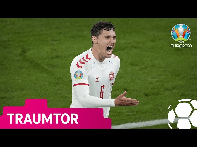 Christensen-Hammer bringt ganz Dänemark zum Beben! | UEFA EURO 2020 | MAGENTA TV