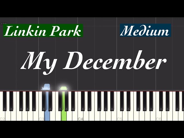 Linkin Park - My December Piano Tutorial | Medium