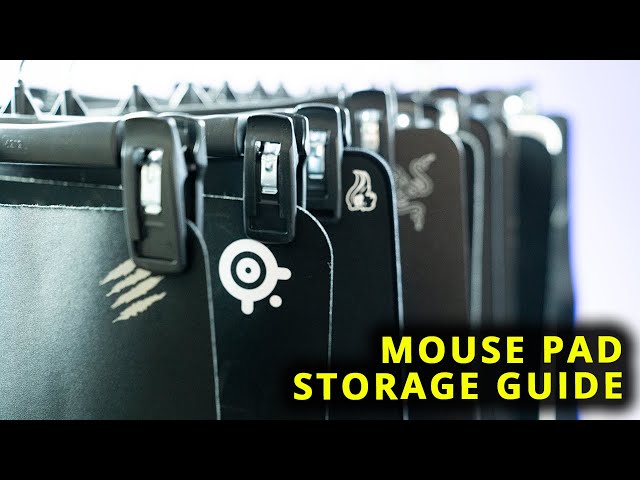 How to Easily Store Mouse Pads! (Quick Guide) #Shorts