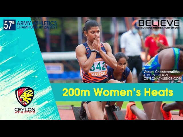 200m Womans Heats   Army Athletics Championship 2021
