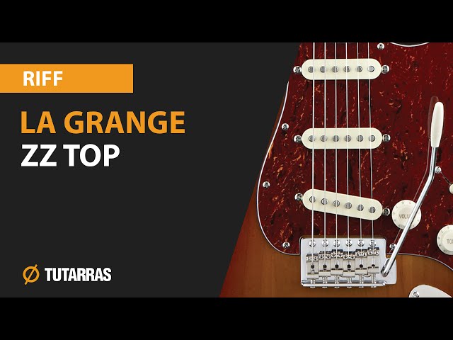LA GRANGE - ZZ TOP electric guitar, how to play the MAIN RIFF