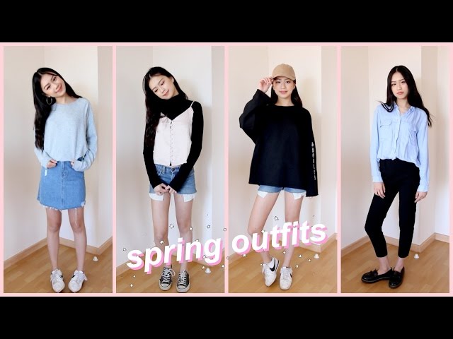 Korean Fashion: SPRING OUTFIT IDEAS🌷