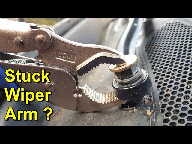 Stuck Wiper Arm - Easy Removal Method