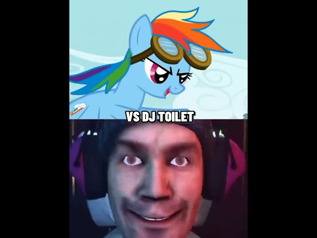 Rainbow Dash VS Skibidi Toilets (My Goats VS Memeverse #1)