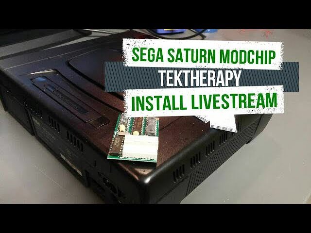 Sega Saturn - Installing a Modchip *Livestream*
