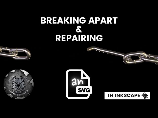 Breaking Apart and Fixing an SVG Using Inkscape