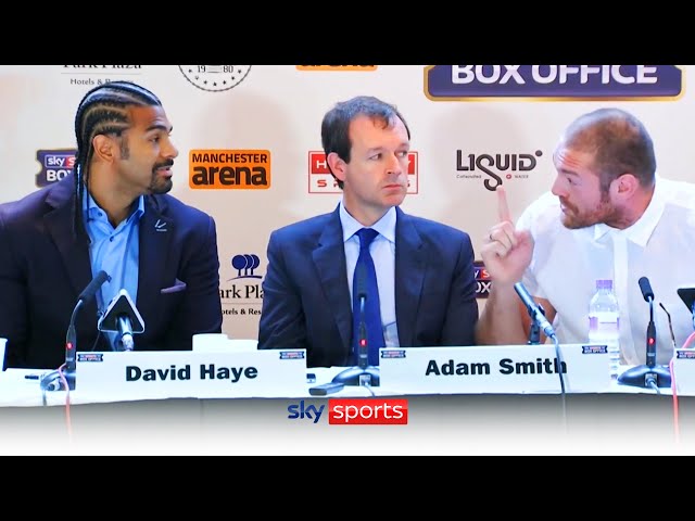 When Tyson Fury and David Haye clashed in hilarious press conference 🤣👊