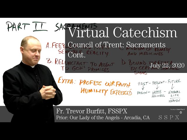 Virtual Catechism with Fr Burfitt #14: The Importance of the Sacraments, Continued