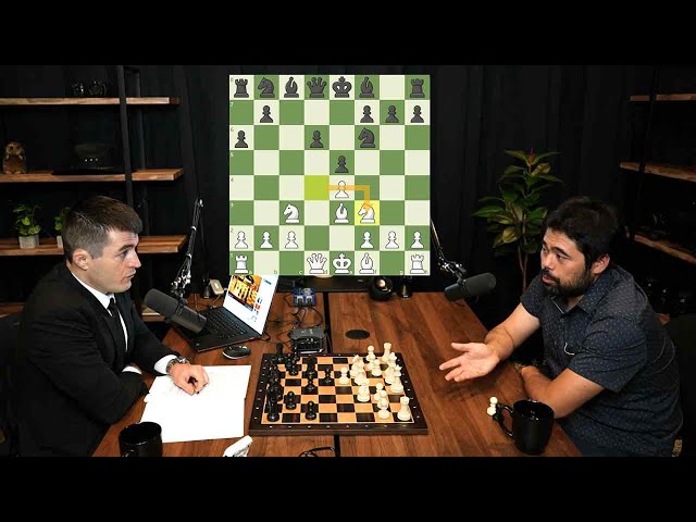 Hikaru Nakamura teaches chess to Lex Fridman
