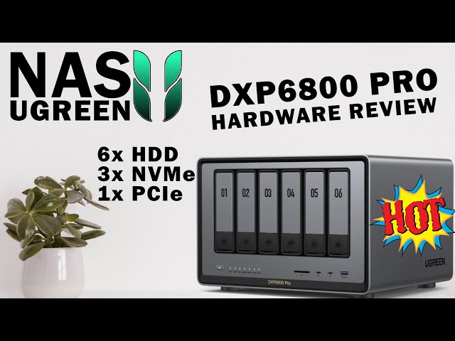 UGREEN NAS NASync "DXP6800 Pro" 🔥🔥 Full Hardware Review