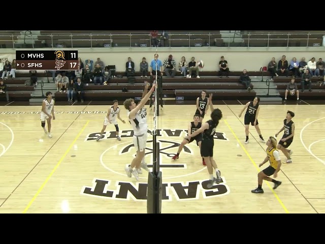 KMVT Sports - Mountain View vs. St. Francis High School Boys Volleyball