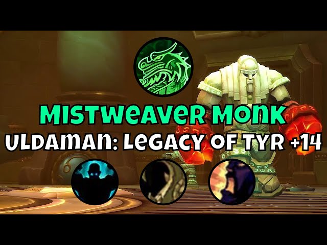 +14 Uldaman: Legacy of Tyr Mistweaver Monk Season 4 Dragonflight Mythic+