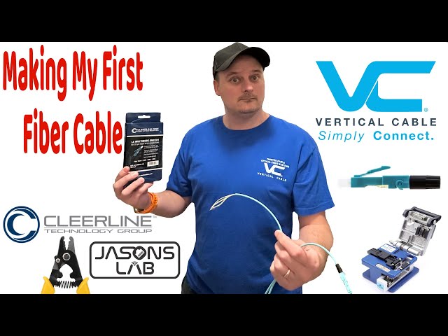 Jasons First Fiber Termination Video @Verticalcablecom @cleerlinetechnology
