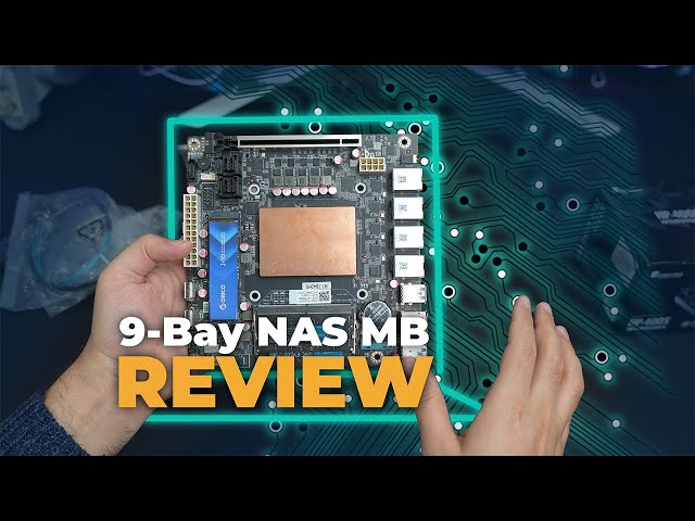 Unboxing & Review of a 9-Bay NAS Motherboard from AliExpress!