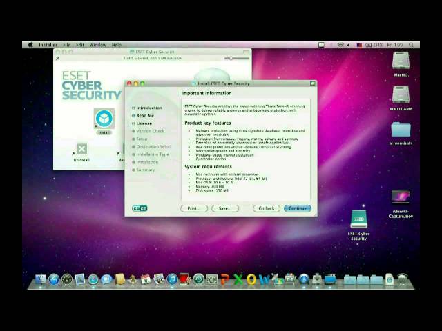 How to download and install ESET 6 Cyber Security for Mac