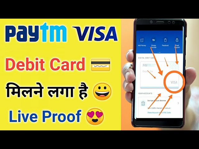 Paytm Visa Debit Card Live Proof ¦ Paytm Visa Debit Card Apply ¦ Payments Bank New Debit Card Visa