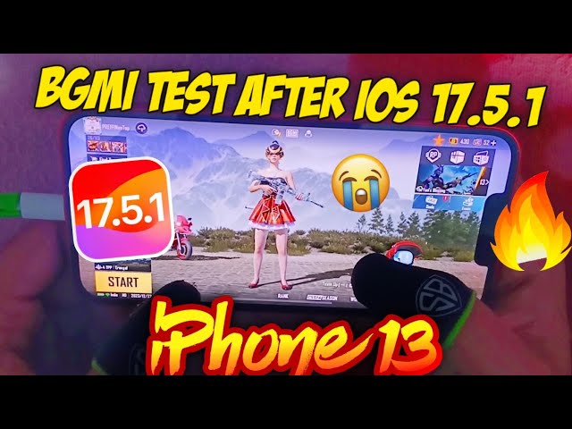 🔥iPhone 13 BGMI Test after iOS 17.5.1 | Lag? Heating? | Must Watch