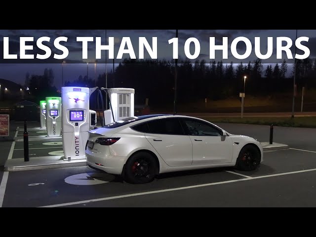 Tesla Model 3 Performance 1000 km challenge in Norway