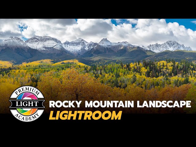 Rocky Mountain Landscape Lightroom - Fall Color Photography