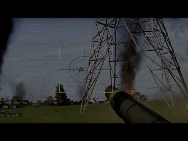 Massive fire !! Tank and Anti-Tank Locked Helicopter  • Destroy Targets